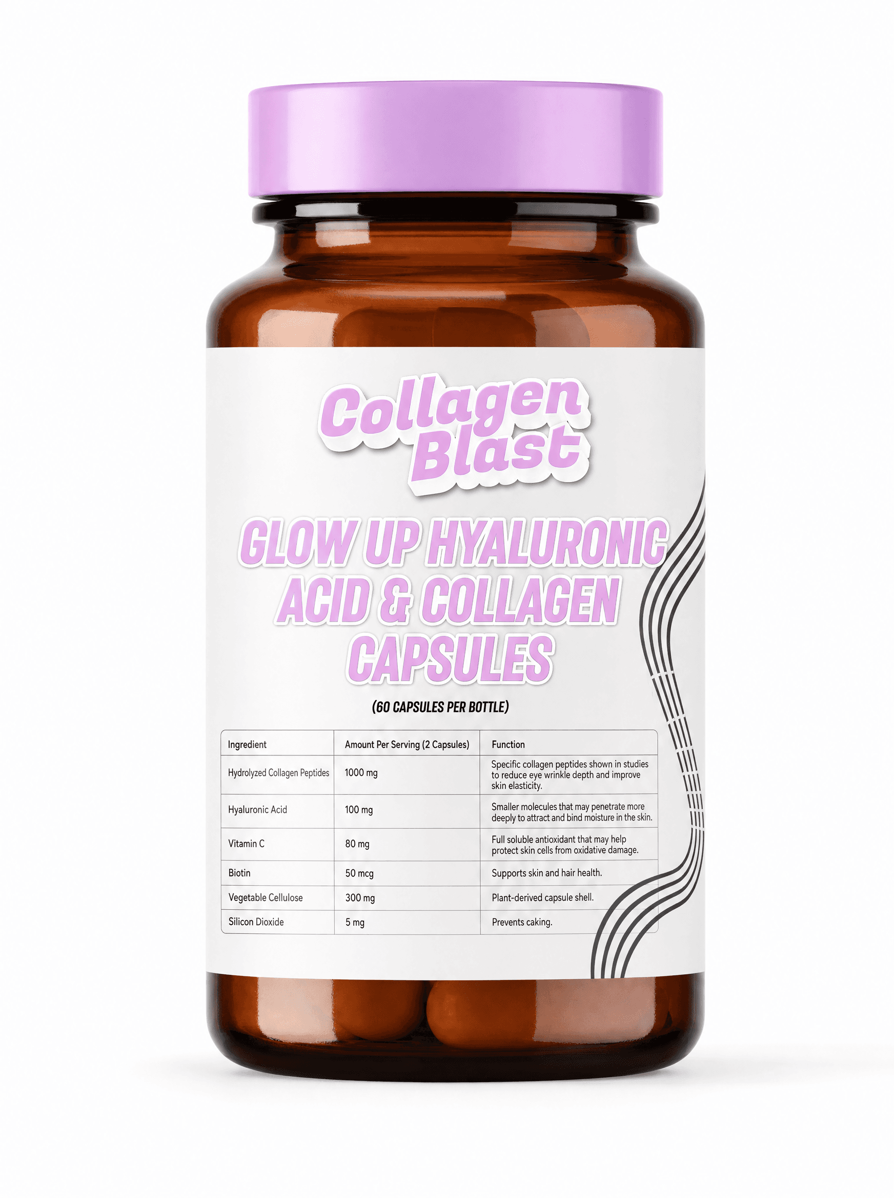 Glow Up Hyaluronic Acid & Collagen Capsules